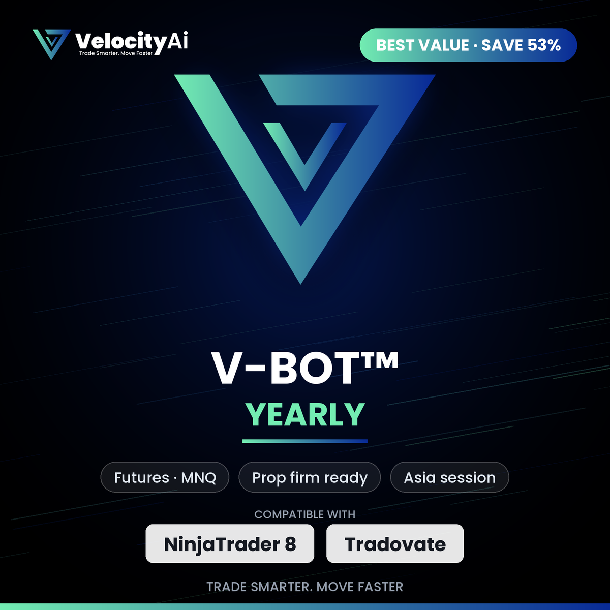 V-BOT™ for NinjaTrader — Yearly License