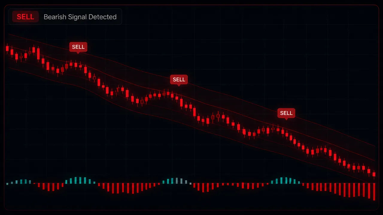 Bearish signal chart